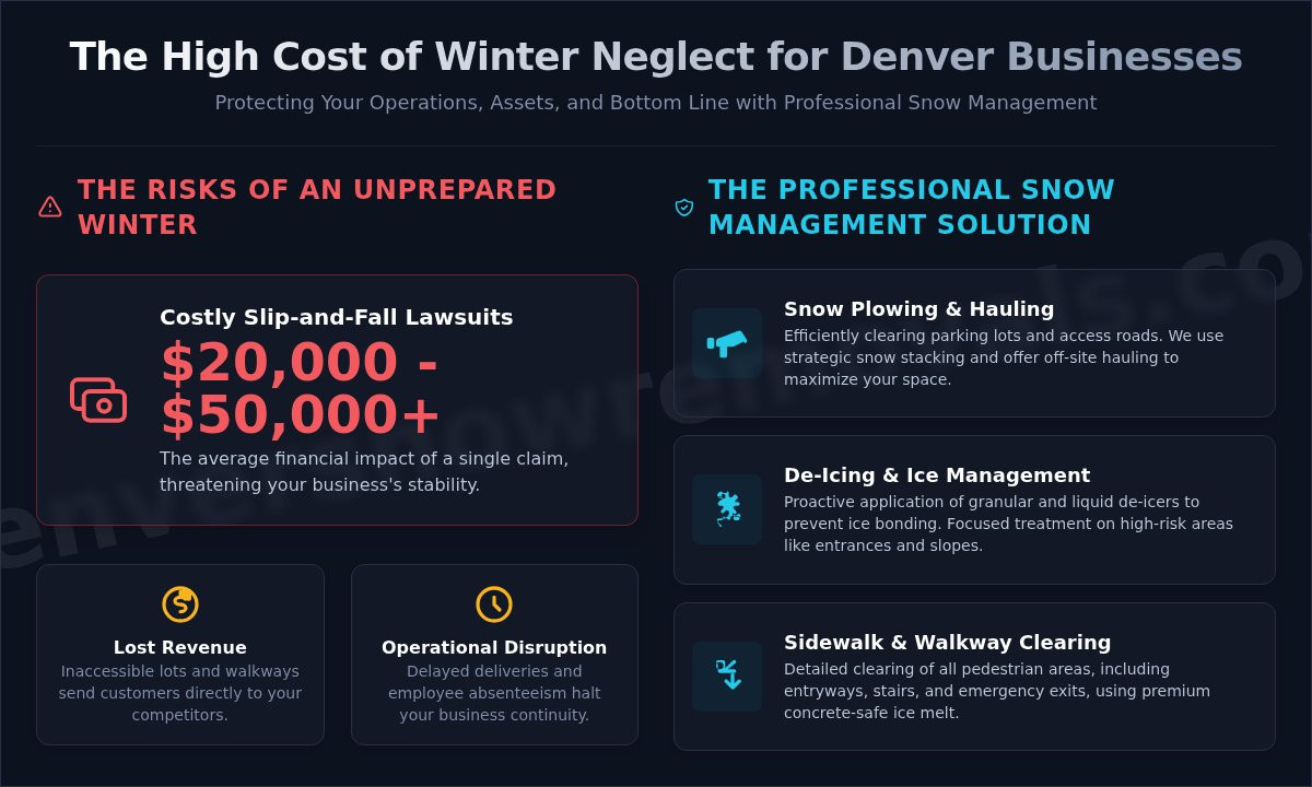 Commercial Snow Removal Denver: Keep Your Business Safe & Open