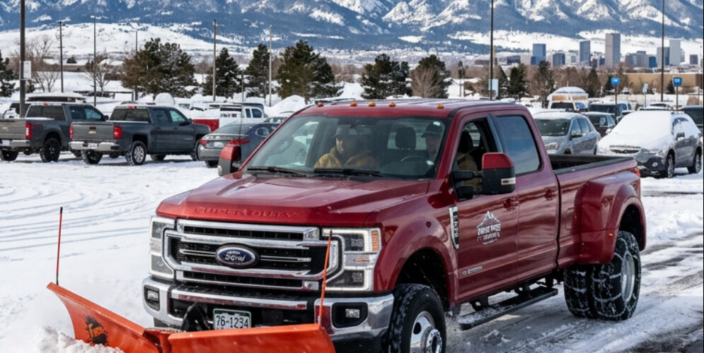 Snow removal and snow plowing in Denver, Colorado
