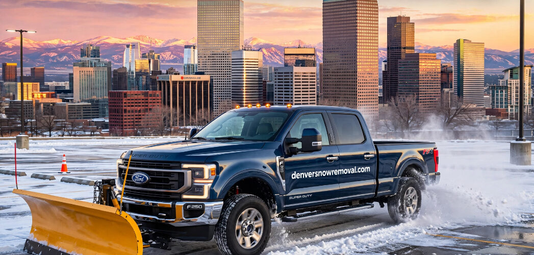 Emergency snow removal and snow plowing in Denver, Colorado