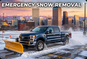 Emergency snow removal and snow plowing in Denver, Colorado