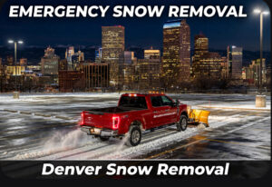 Emergency snow removal in Denver, Colorado