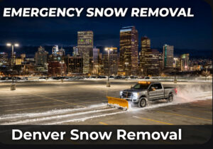 Emergency snow removal and snow plowing in Denver, Colorado