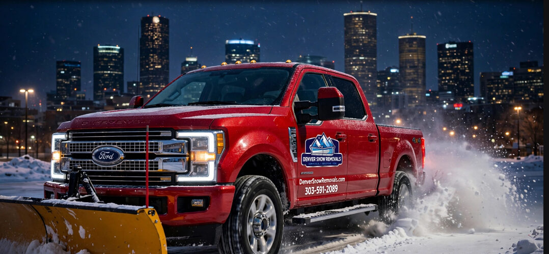 Snow removal and plowing in Denver, Colorado