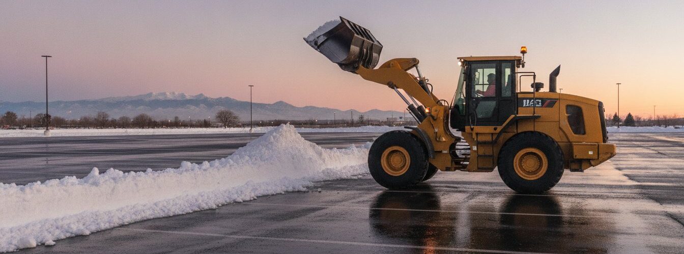 Denver Commercial Front-End Loader Snow Removal Guide
