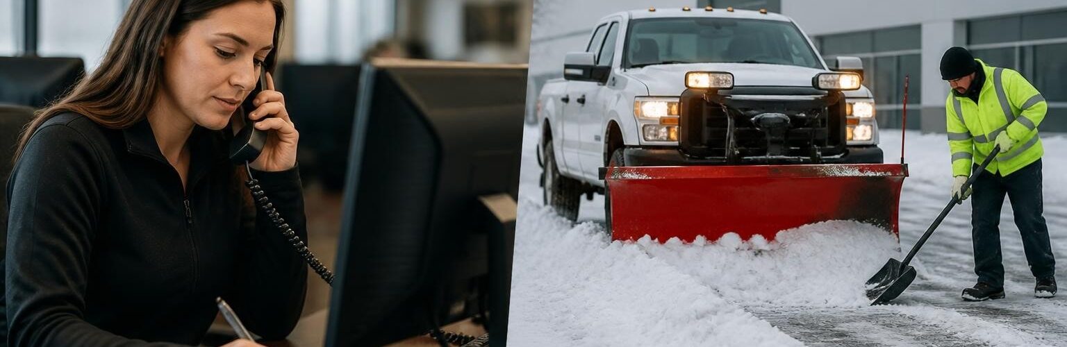 snow shoveling near me professional service in Denver removing snow from driveway