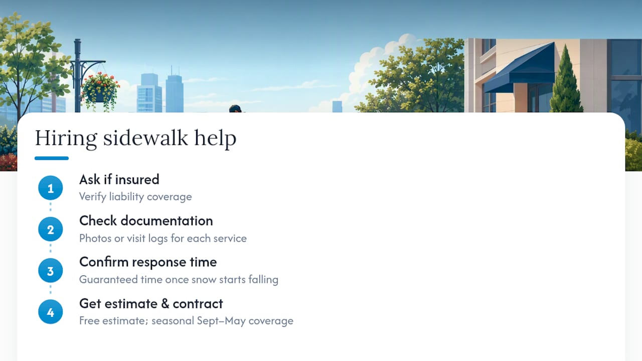 Get Professional Help Clearing and Treating Your Sidewalks — overview diagram