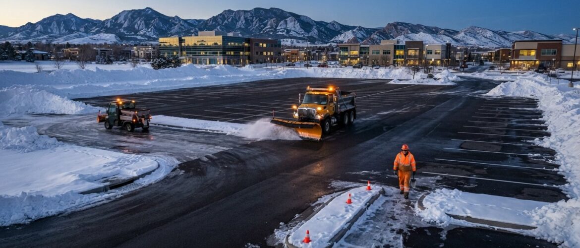 Commercial Parking Lot Snow Plowing in Denver: The 2026 Property Manager's Guide