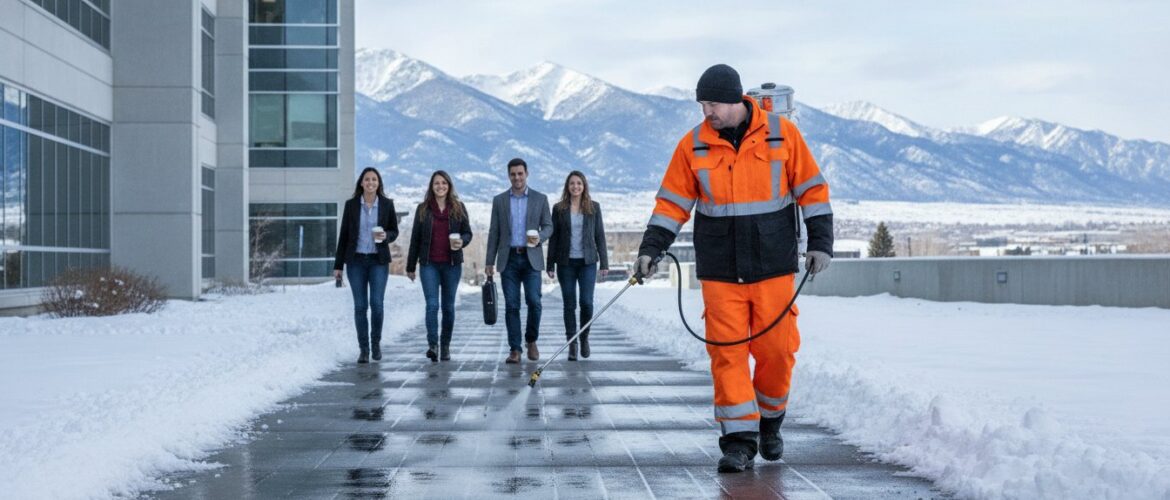Liquid Brine Application in Denver: The Proactive Guide to Ice Management