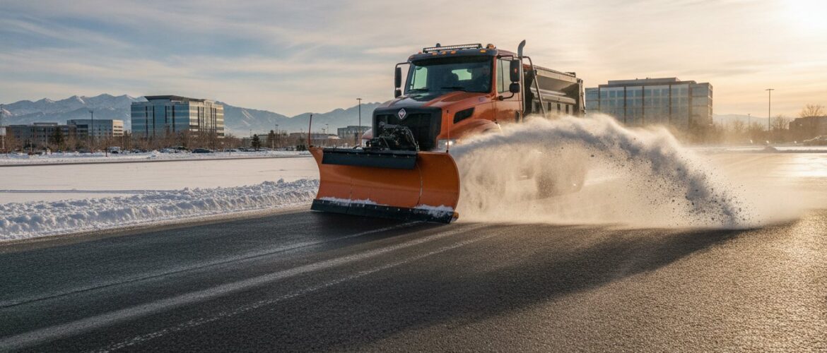 Preventing Snow Plow Damage to Asphalt: A Denver Property Manager's Guide