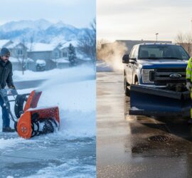Snow Blower vs. Snow Plow Service: A Denver Property Owner's Guide
